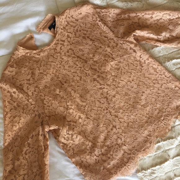 3/4 Sleeve Lace Top - Picture 6 of 8